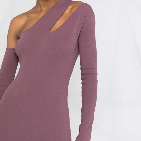 *NANUSHKA - Shani Mauve Cut-out Stretch-knit Mini Dress - Small - Picture 2 of 12